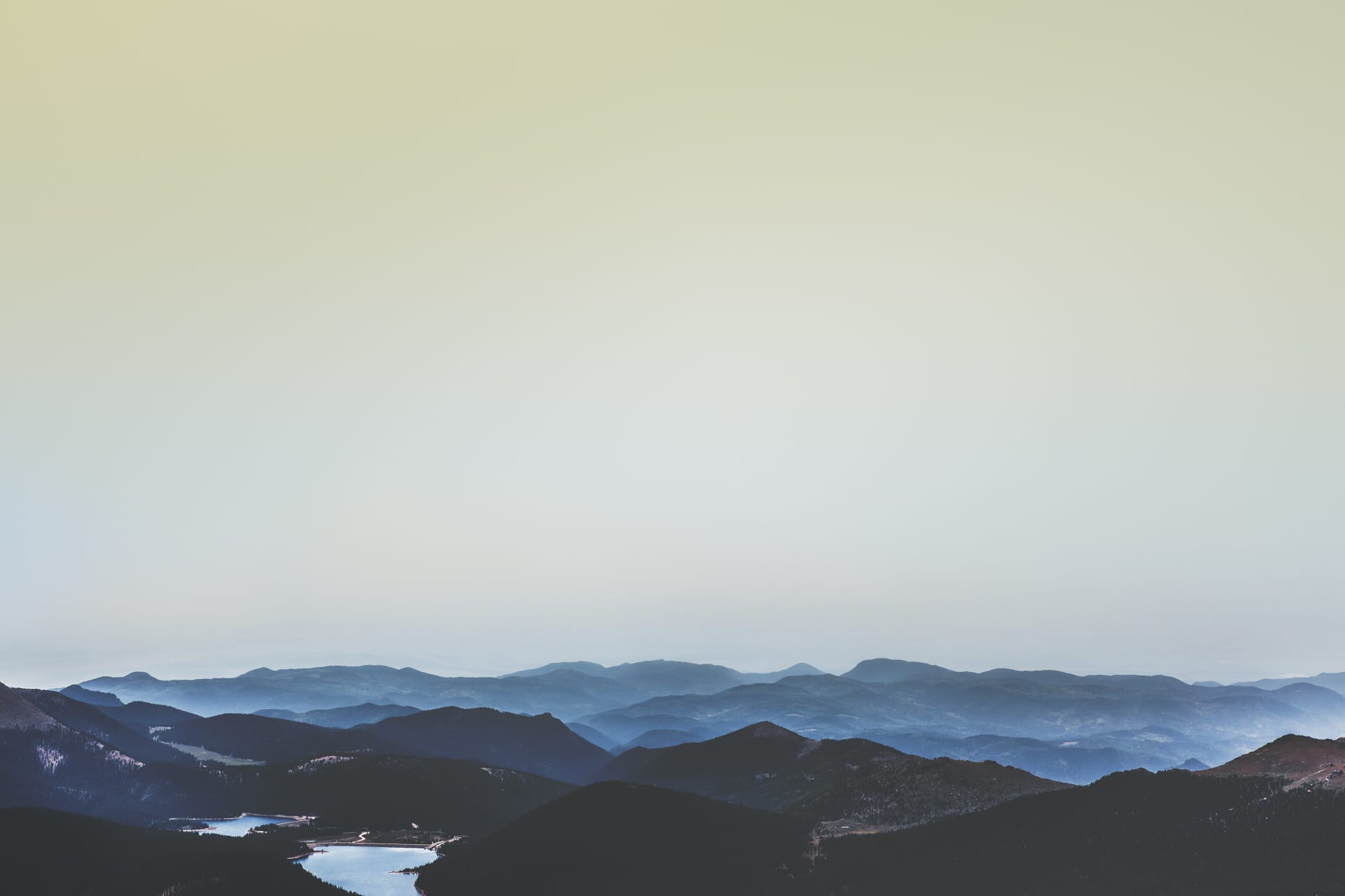 Mountain range in Korea